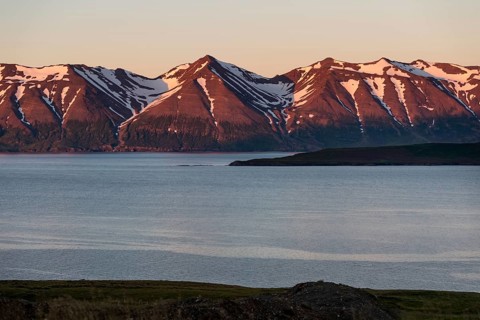 Mountains in the evening light