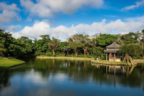 Unesco world heritage site Shikinaen Garden