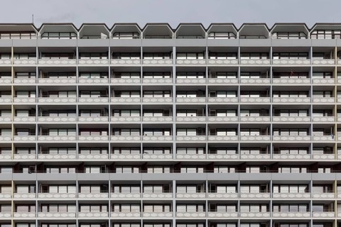 High-rise building with holiday flats