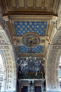 Wrought iron chandelier
