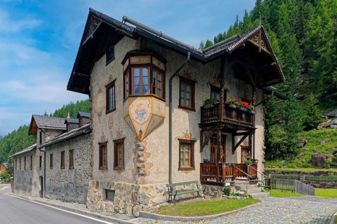 Old farmhouse in traditional style