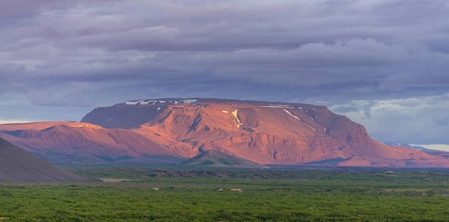 Blafjall in the evening light