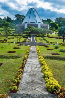 Park of the Baha'i House of Worship Samoa