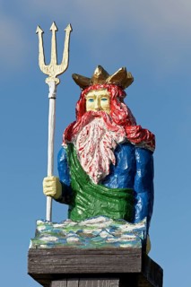Neptune with trident