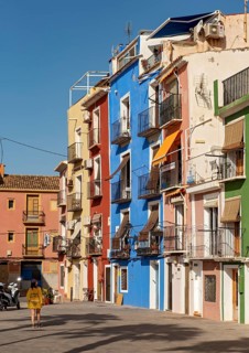 Colorful fishermen houses