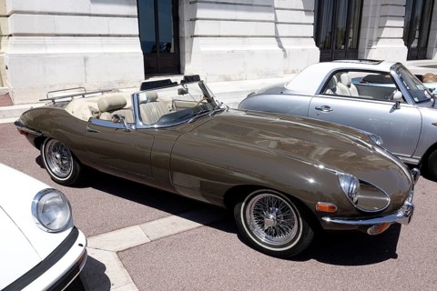 Sports car roadster Jaguar E-Type