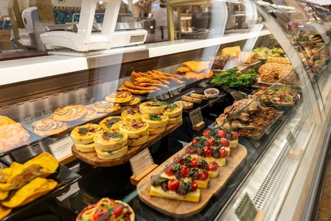 Food in a display