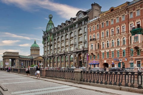 Singer House and Kazan Cathedral