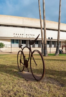 Art Installation outside Palau Altea Center