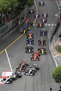 Formula 1 Grand Prix drivers' field at the Fuerstentu