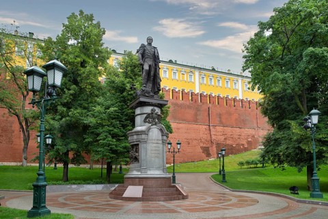 Monument to russian Emperor Alexander I