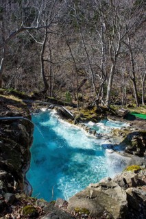 Beautiful hot water pools
