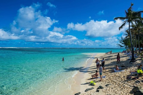 Beautiful Muri beach