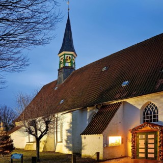 Fishermen's Church St. Clemens in the evening