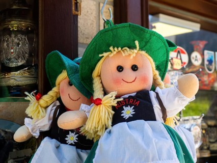 Doll with traditional traditional costume