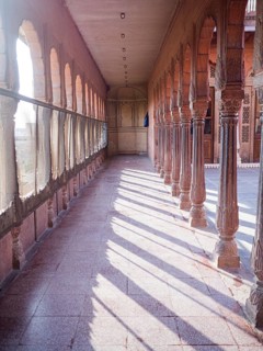 Decorative stone pillars