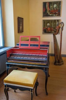 Harpsichord and harp