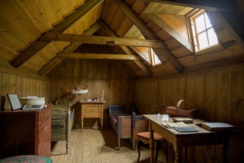 Bedroom and study