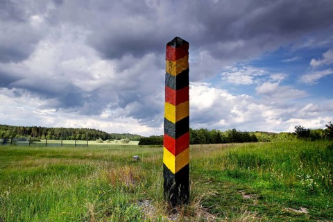 GDR border post