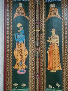 Painted door