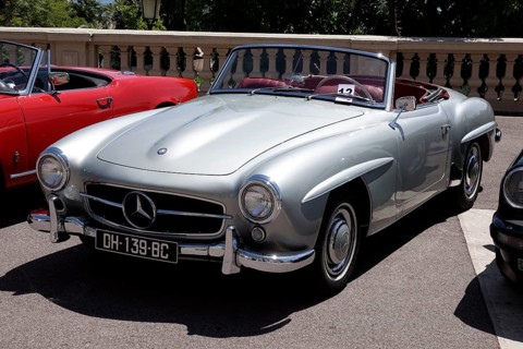 Sports car convertible Mercedes-Benz W 121 B II 190 SL