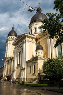 Transfiguration church in the Unesco sight the town Lviv