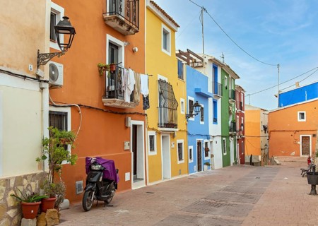 Colorful fishermen's houses