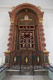 Torah shrine in the synagogue