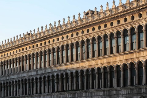 Facade of the Procuratie Vecchie