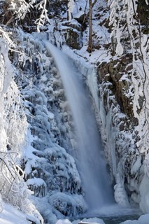 Iced waterfall