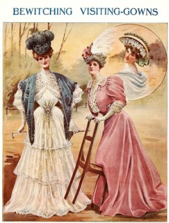 Edwardian fashion plate circa 1910