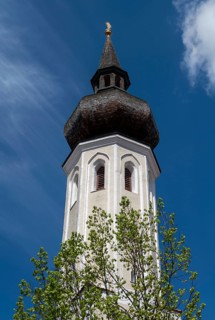The tower of the secularised Frauenkircherl in Erding