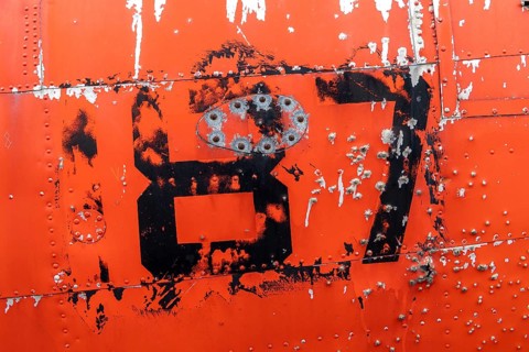 Painted number