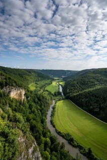 View from the Knopfmacherfelsen into the Danube valley