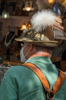 Bavarian with traditional hat