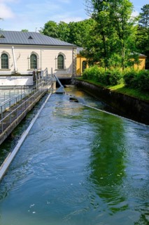 Hydroelectric power station on the Eiskanal