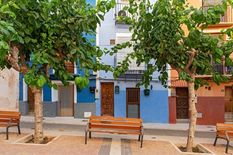 Carrer del Pal street in Villajoyosa