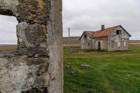 Abandoned derelict house