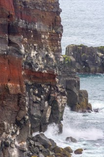Red coloured Krisuvikuberg cliffs