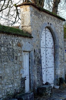 Entrance gate in the Rue de l`Ormerie