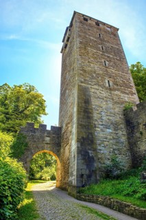 Castle tower of Schaumburg Castle