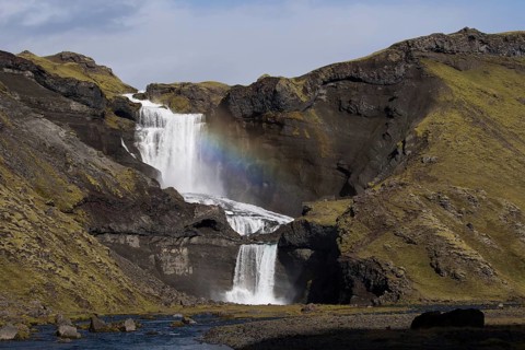 Ofaerufoss waterfall