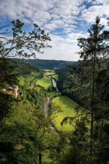 View from the Knopfmacherfelsen into the Danube valley