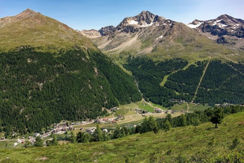 View from Restaurant Langenstein