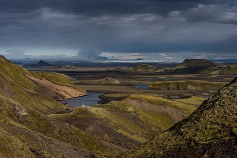 View from Sveinstindur mountain