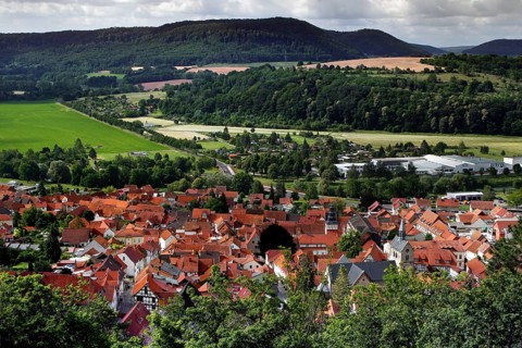 View of Treffurt and Werratal