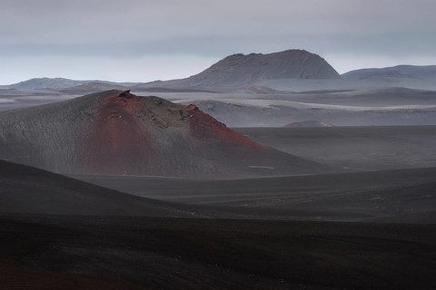 Crater landscape near Veioivoetn