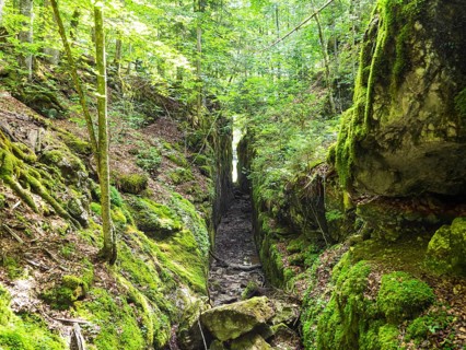 Alluvial canal for timber transport between Kammersee and Toplitzsee