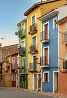 Colorful fishermen's houses