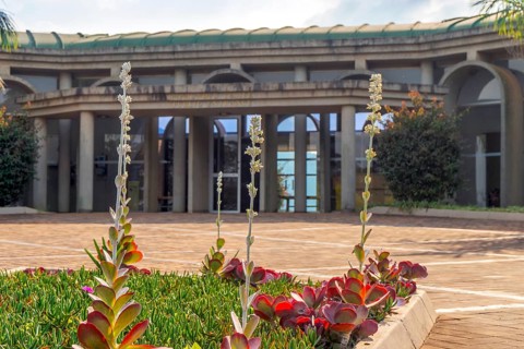 Public entrance in King Sobhuza II Memorial Park in Lobamba